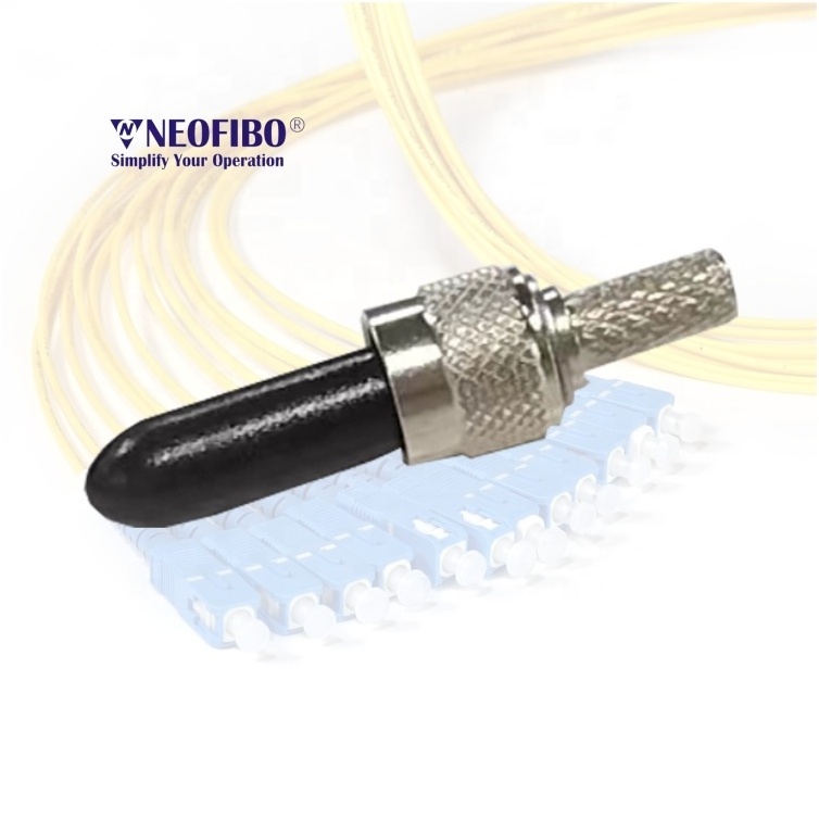 Neofibo SMA905-600(Knurled) sma905 stainless steel flow cell sma905 optical fiber sma 905 fibra connector