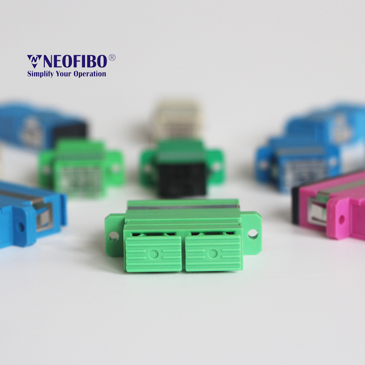 Neofibo SC DX Adapter fiber optic cable multimode 62.5 sc upc om4 om3 cable sc to lc fiber optic adapter