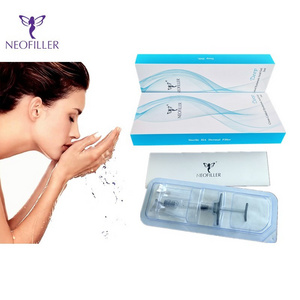 Cross Linked 1ml Dermal Filler Hyaluronic Acid Injectable Body Filler Injection For Face