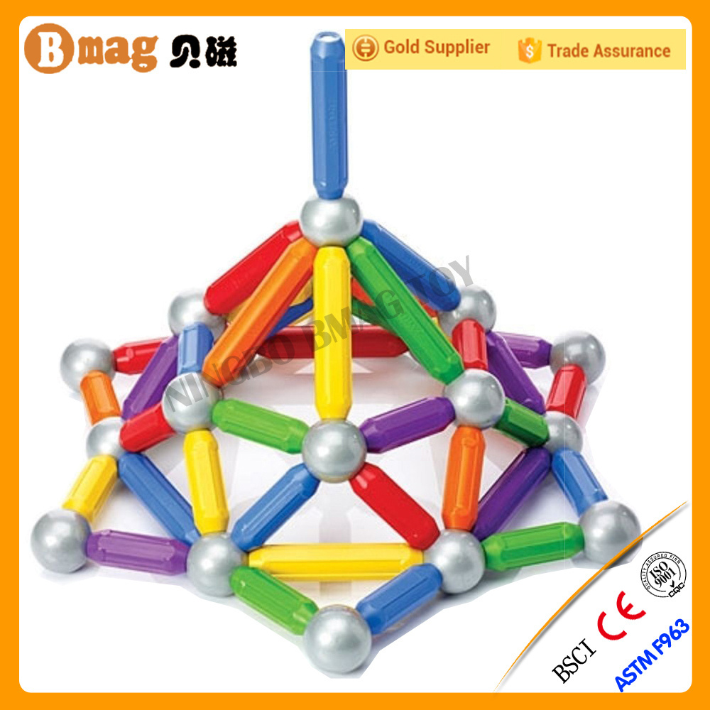 CE certification baby educational magnetic balls and rods set