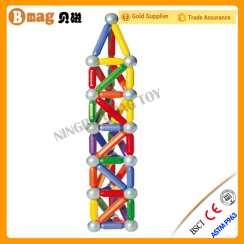 CE certification baby educational magnetic balls and rods set