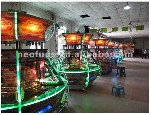 The Factory of best price coin operate arcade game machine coin pusher hot sale