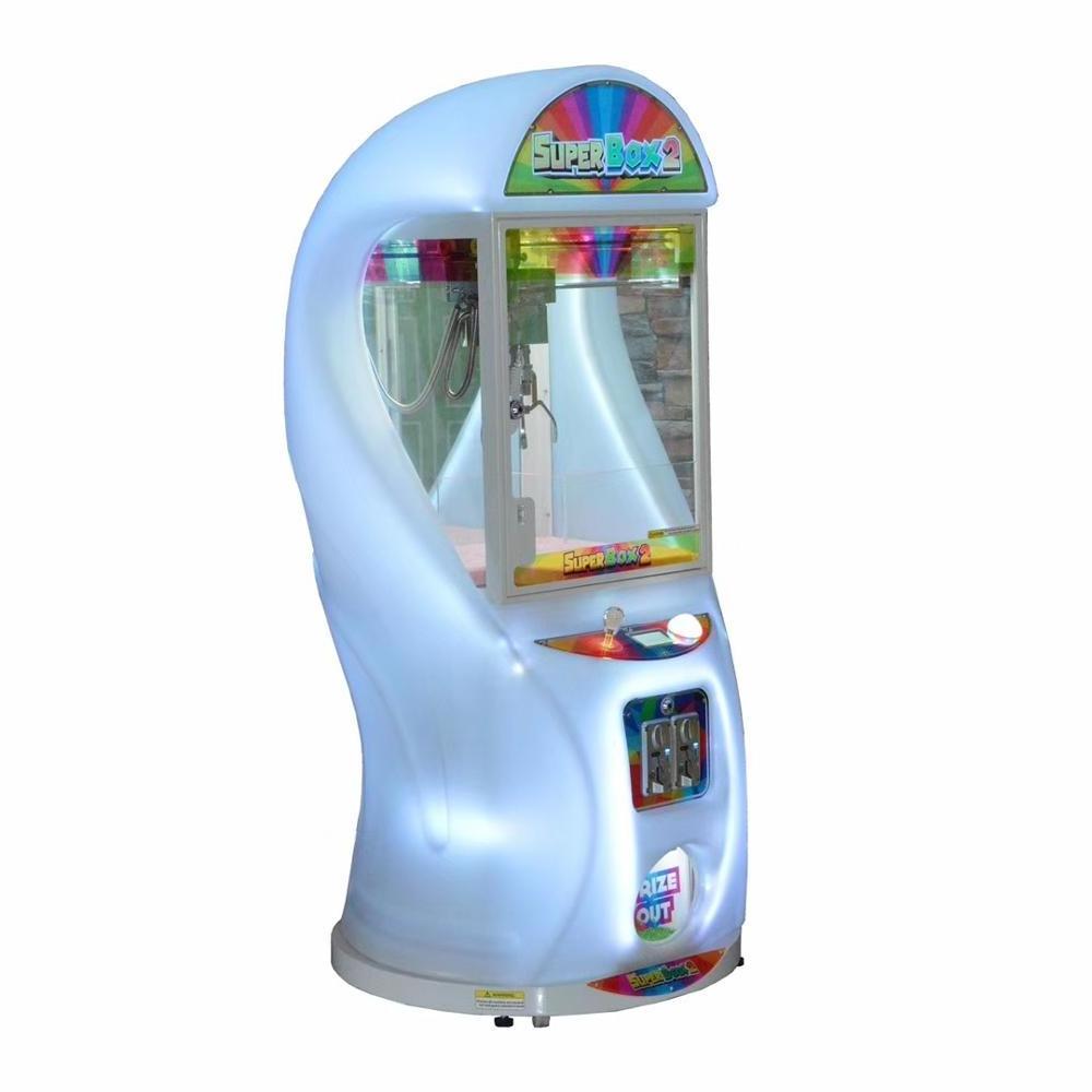 Super Box 2 Yellow Claw Crane Game Machines Coin Operated Arcade Game Machine Prize Vending Game Machine for Sales