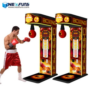 Neofuns ultimate big punch boxing game machine cheap coin operated digital boxing game machine