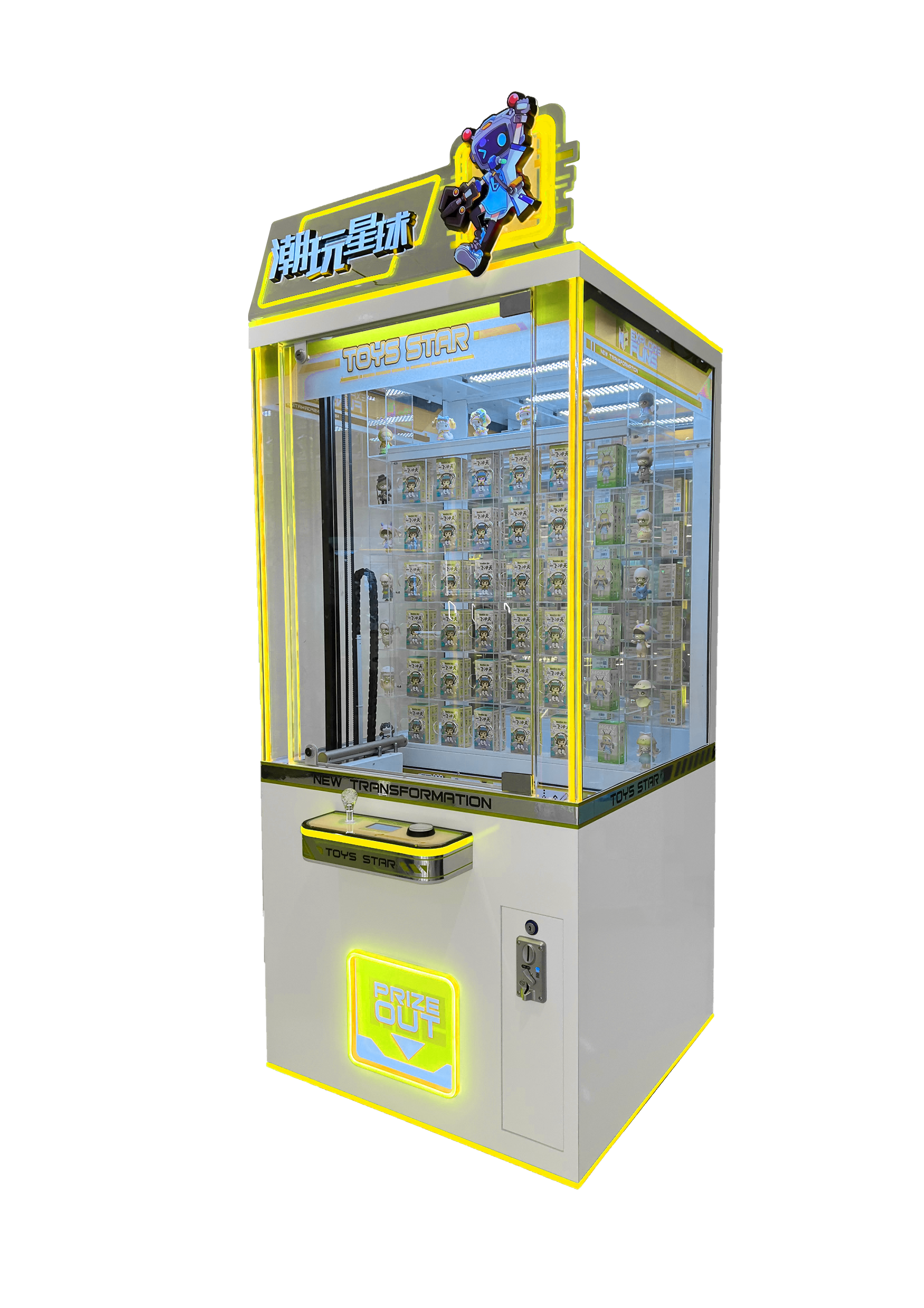 Hot 12 Holes Coin Operated redemption Keymaster Arcade Game Machines Toy Gift Prize Key Master Vending Machine