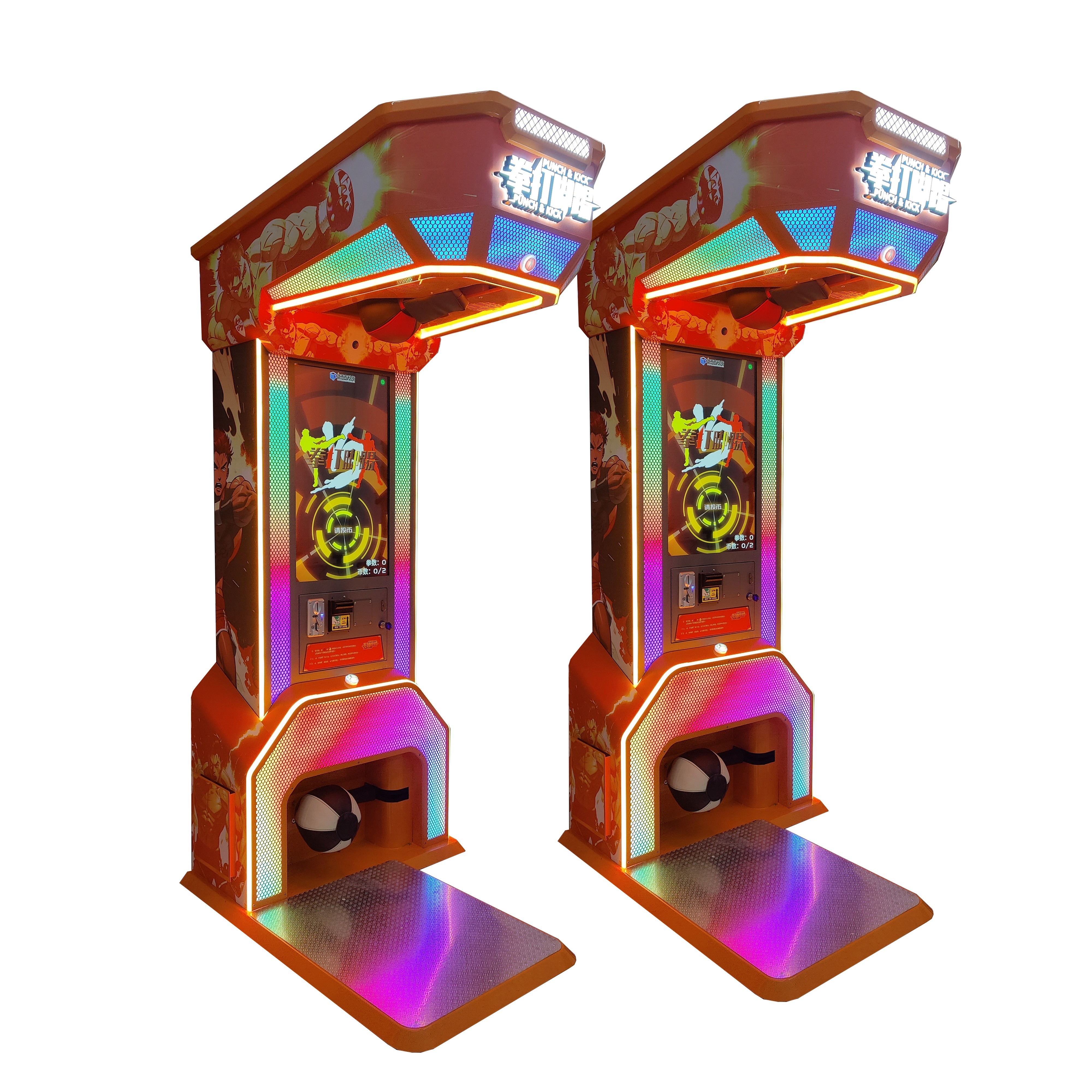 Neofuns  Coin Operated Indoor Adults Sport Games Arcade Punch And Kick Boxing Game Machine