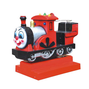 Funny amusement kiddie train rides in coin operated