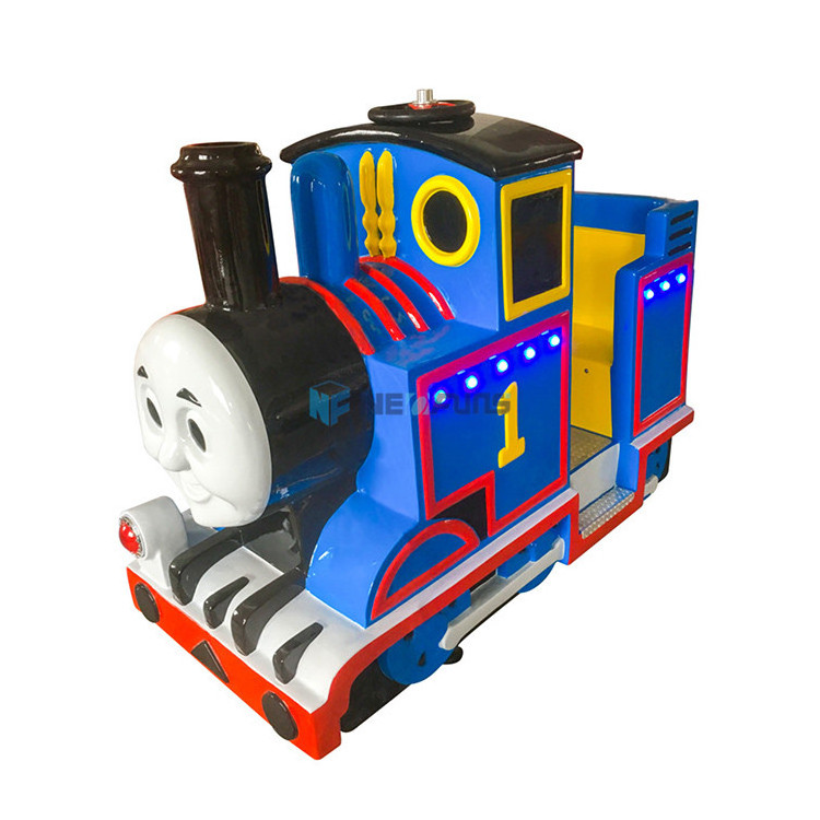 Funny amusement kiddie train rides in coin operated