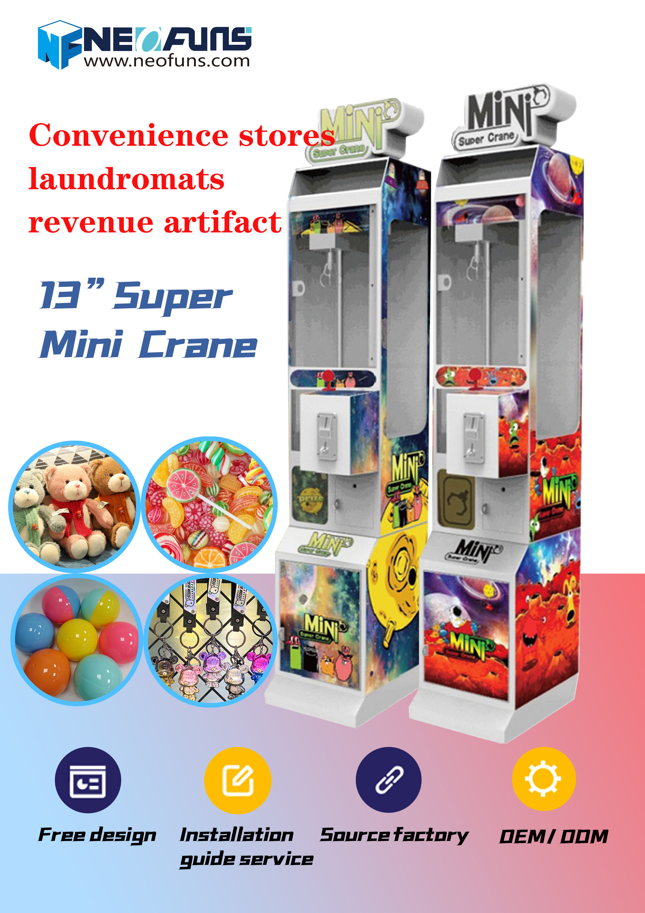 Cheap Small Mini Candy Claw Crane Vending Game Machine Kids Toy Mini Dollar Bill Acceptor Claw Machine For Sale