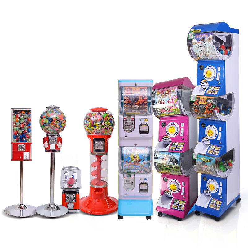 Neofuns Arcade Game Plastic Gumball Candy Vending Machine Capsule Toys Gacha Bouncy Ball Gashapon Machines