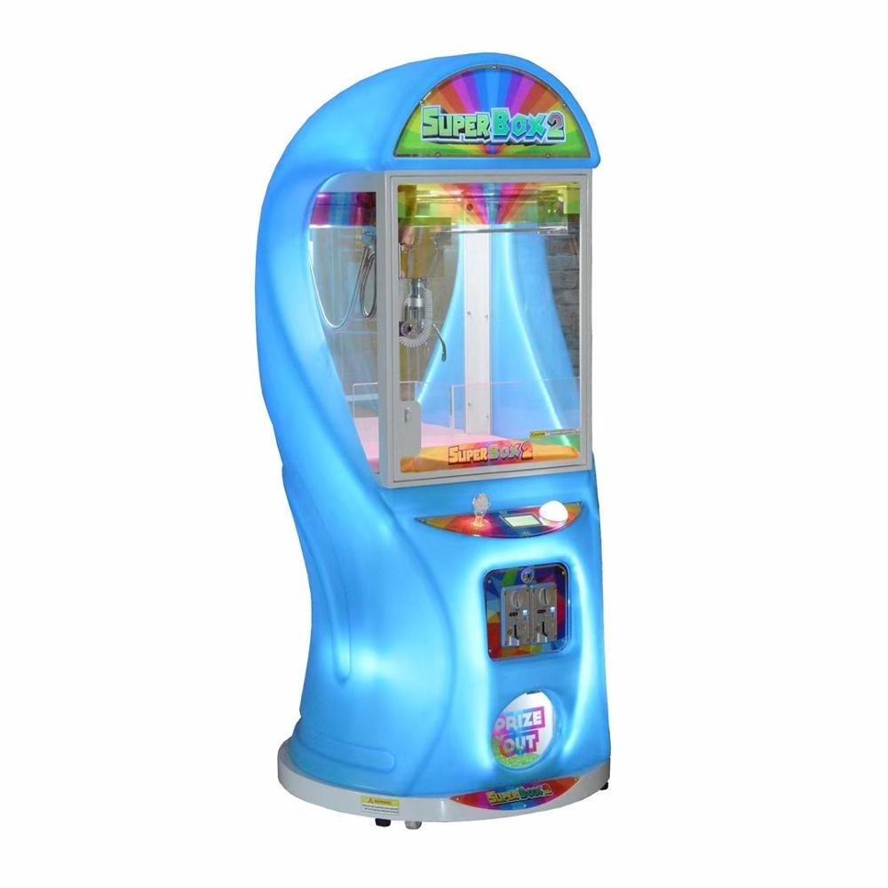 Super Box 2 Yellow Claw Crane Game Machines Coin Operated Arcade Game Machine Prize Vending Game Machine for Sales