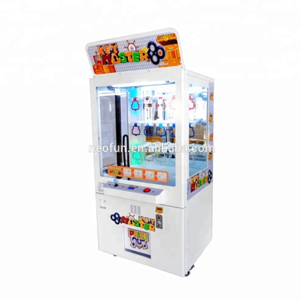 Golden key /cheap key master prize vending game machine coin operated arcade crane claw  prize games for sale