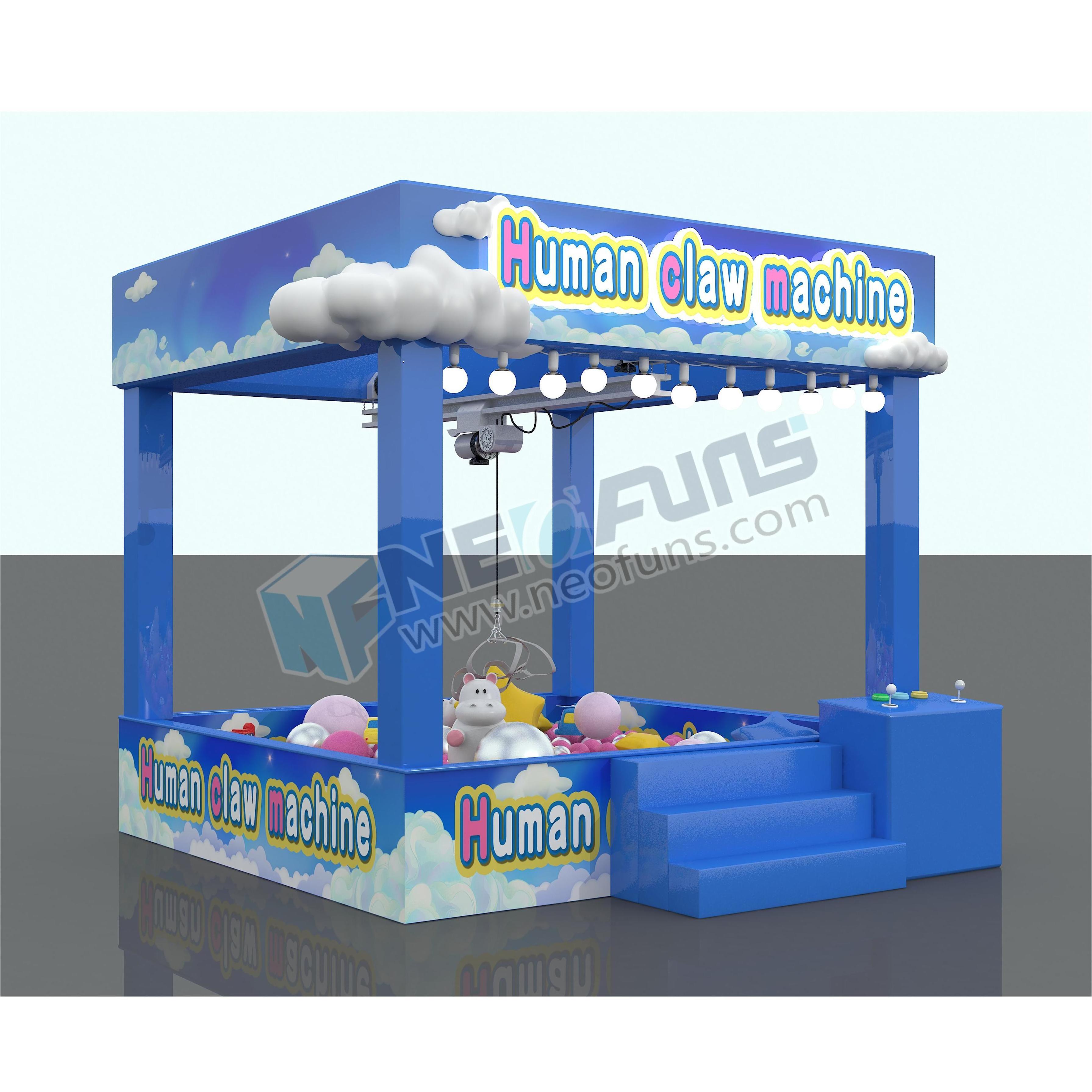 Neofuns human claw machine outdoor big claw machine amusement park arcade games claw machine kit