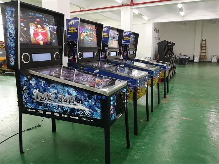 Bar Coin Operated Games Flipper Virtual Pinball Machine Arcade Game Machine 910 Games for Sales