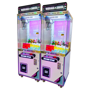 New product ideas 2023 small claw machine 21in Metal coin operated claw game machine bill acceptor toy crane claw machine