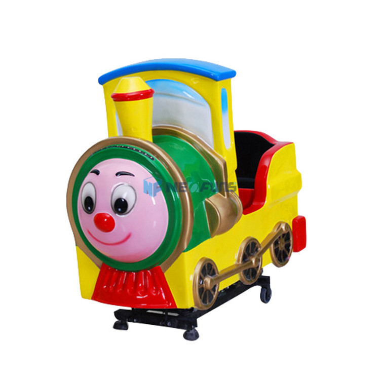 Funny amusement kiddie train rides in coin operated