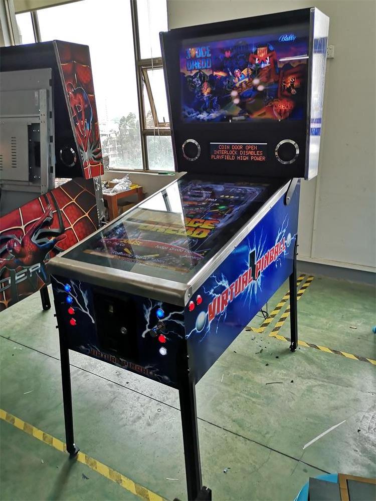 Bar Coin Operated Games Flipper Virtual Pinball Machine Arcade Game Machine 910 Games for Sales