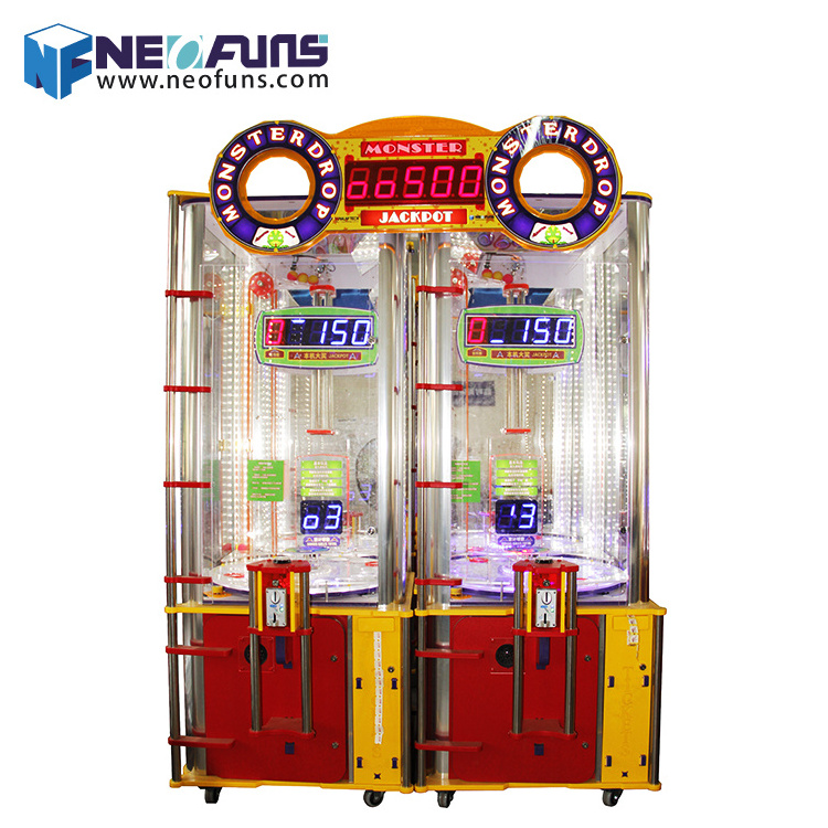 Monster Drop ball Popular coin operated ticket prize arcade redemption game machine for sale