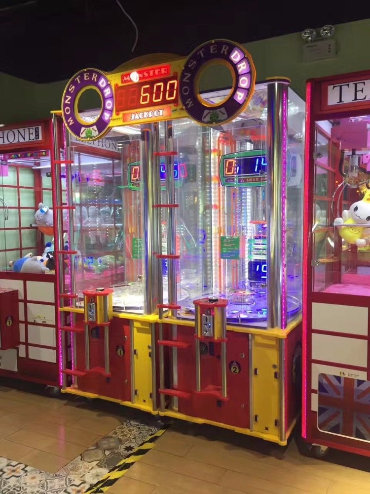 Monster Drop ball Popular coin operated ticket prize arcade redemption game machine for sale