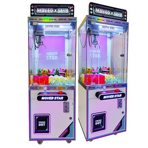 Small Claw Crane Machine Coin Operated Games Plush Toy Vending Machine With Bill Acceptor