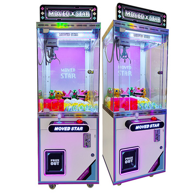 Small Claw Crane Machine Coin Operated Games Plush Toy Vending Machine With Bill Acceptor