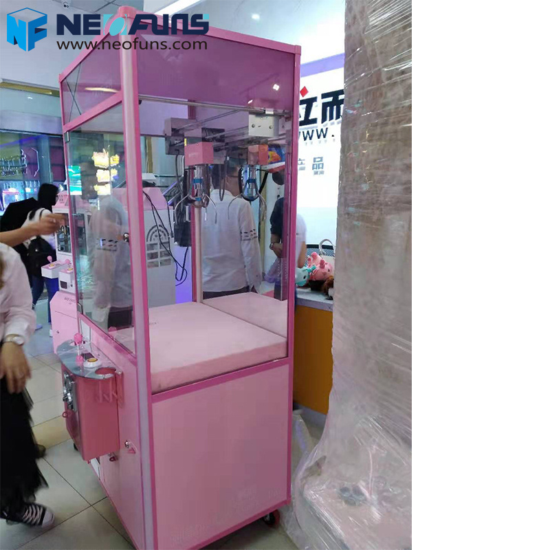 Malaysia Arcade Crane Claw Machine Malaysia Stuffed Claw Machine Pink Neo Catcher Plush Claw Machine for Sale