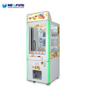 Coin Operated Key Master Game Golden Key Prize Vending Game Machine With Bill Acceptor