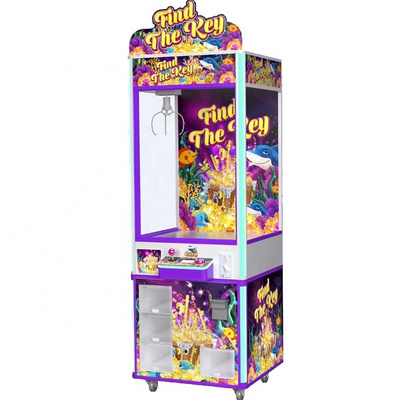 Find the key coin operated games claw crane prize vending machine for sale