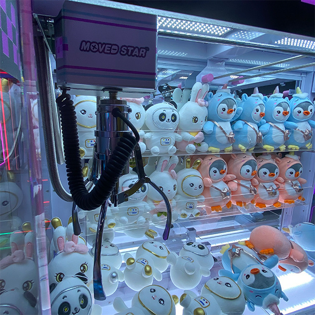 Neofuns 2 Players Toy Claw Crane Machine Coin Operated Games Catching Vending Machine With Bill Acceptor