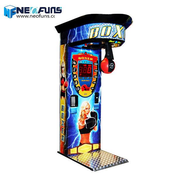 Neofuns Coin Operated Games Boxer Machine Boxing Arcade Machine Punch Machine