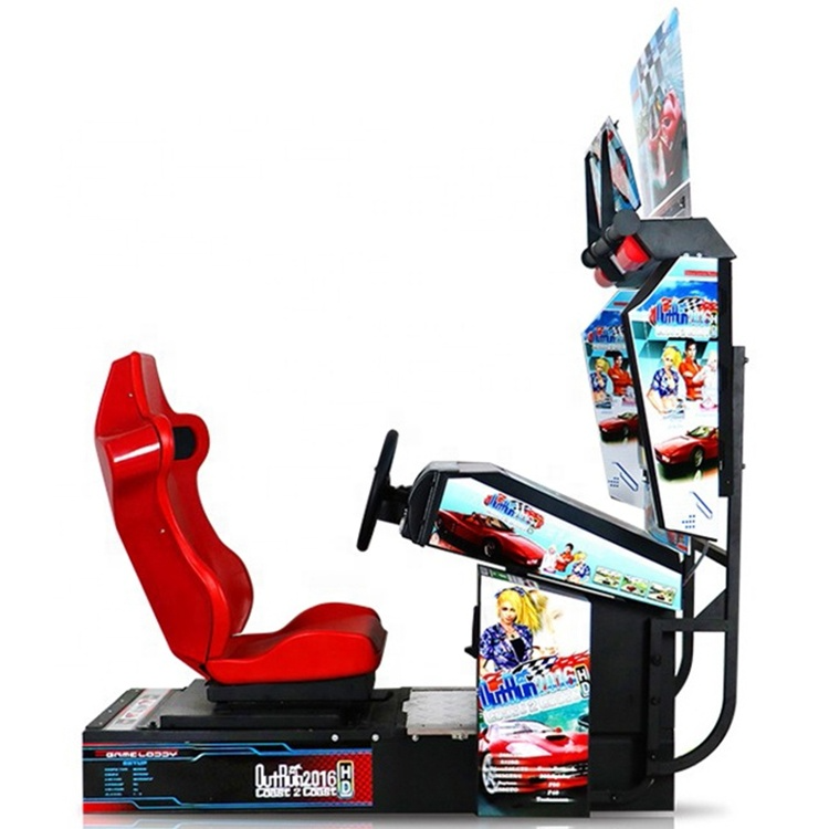 Coin Operated Outrun 32 Car Racing Games Machine Simulator Arcade Simulator Driving Game Machine For Sale