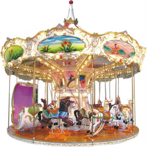 Amusement Park Carousel Mini Carousel Fairground Merry Go Round Carousel For Sale