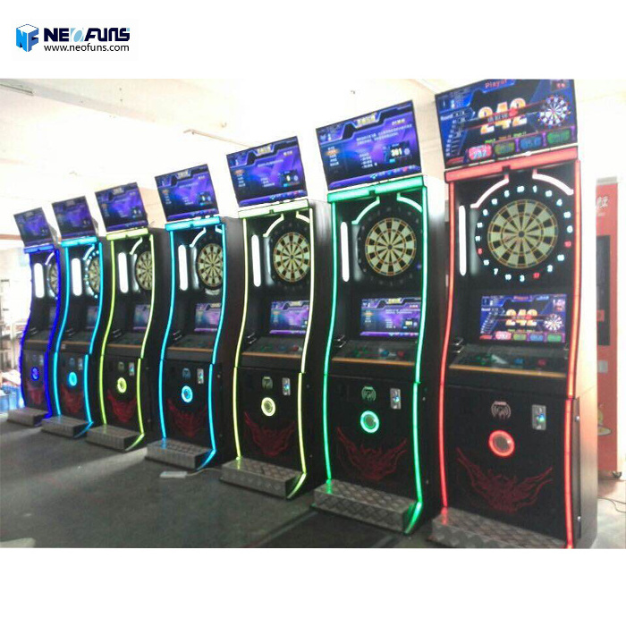 customized online arcade amusement electronic phoenix dart game machine coin operated dart boards for bar