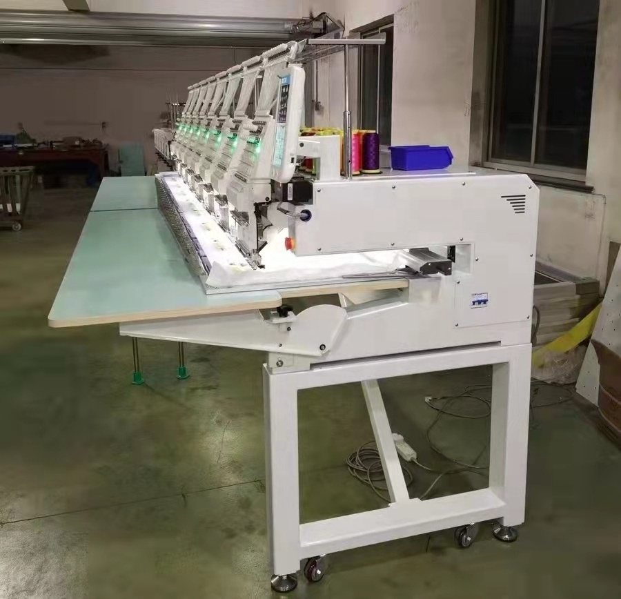 Good quality factory use 8 heads 15 needles embroidery machines industrial computerized