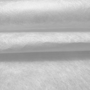 PVA non woven fabric 90 degree hot water soluble nonwoven fabric used for lace embroidery backing