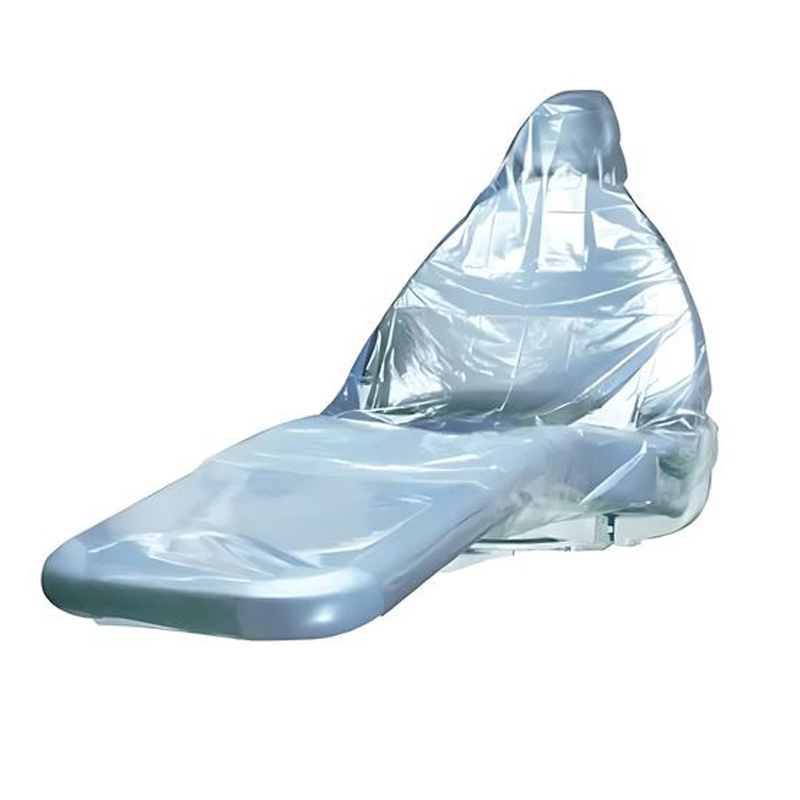 Disposable Transparent Large Clear Plastic Professional Waterproof Polyethylene Coverings for Headrests and chair