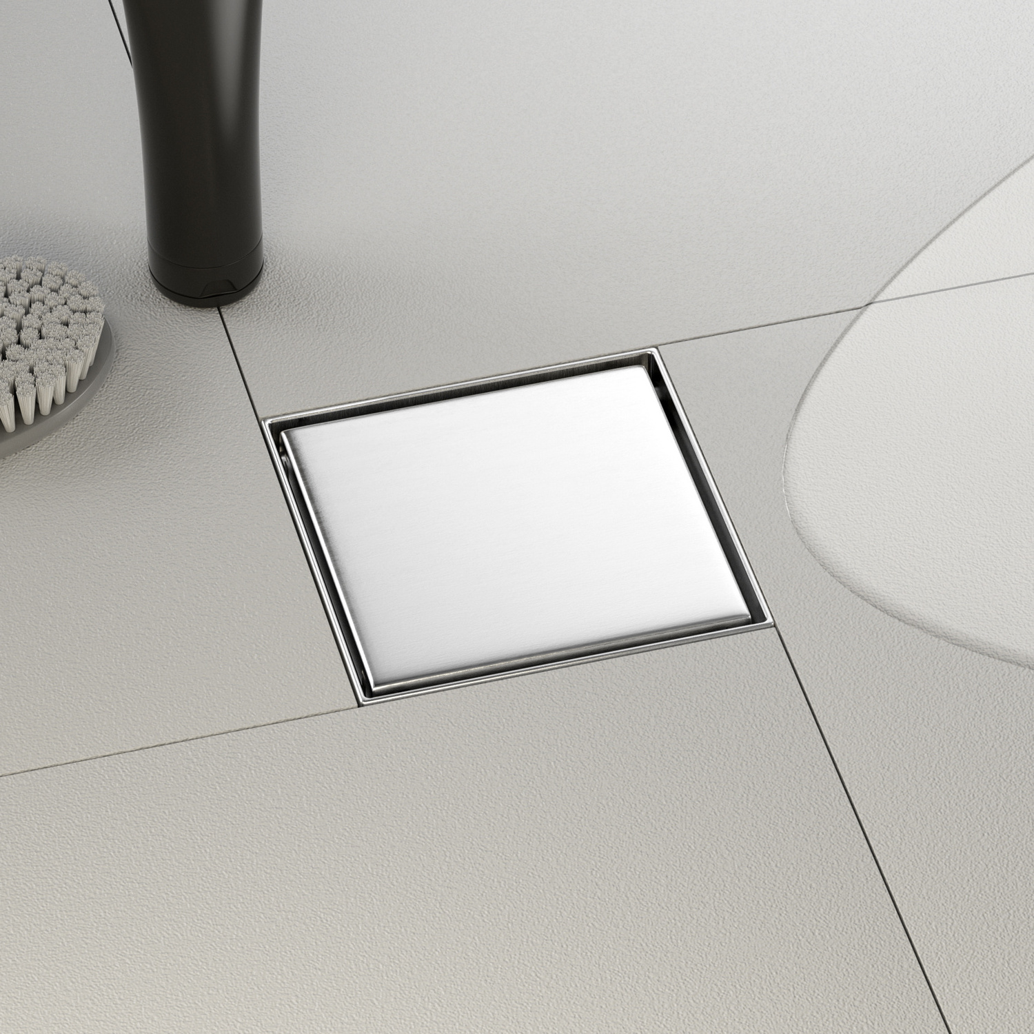 NEODRAIN Anti-Odor Square Floor Drain Modern Design Element for Stylish Living Spaces with 2 in 1 Cover