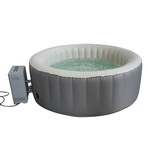 NEOKUDO hot selling 2-4 persons outdoor inflatable spa portable spa pool inflatable foldable bathtub for adult inflat spas