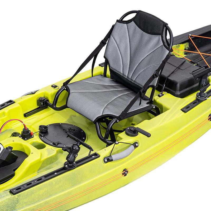 Canoe Kayak Plastic 11.8FT Single Sit On Top Fishing Kayak Motor Electric Fishing Boat