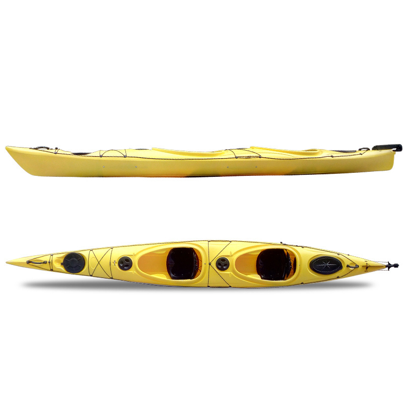 NEOKUDO Canoe Kayak China Three Layer Sandwich Construction Double Sea Kayak 2 Person