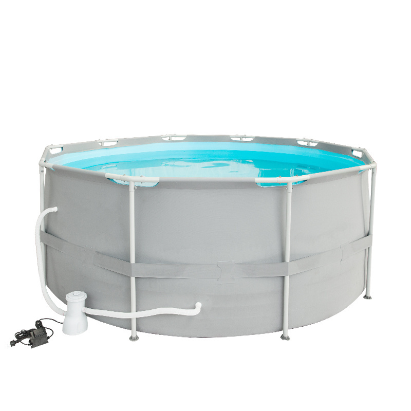 NEOKUDO Ultra Metal Frame Pool large adult round Above Ground Swimming Pool Family Swimming Pools Above Ground for Backyard