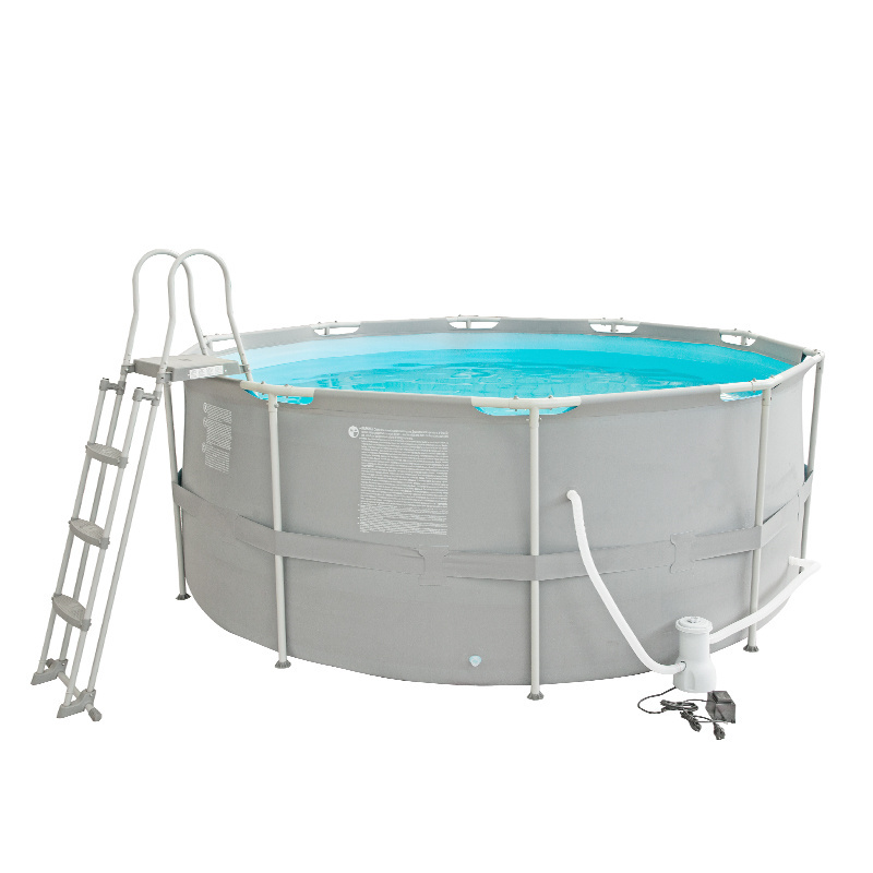 NEOKUDO Ultra Metal Frame Pool large adult round Above Ground Swimming Pool Family Swimming Pools Above Ground for Backyard