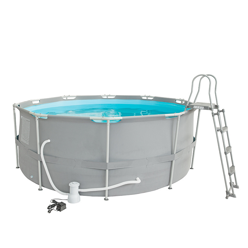 NEOKUDO Ultra Metal Frame Pool large adult round Above Ground Swimming Pool Family Swimming Pools Above Ground for Backyard