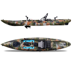 NEOKUDO CUSTOMIZATION 410CM Plastic Canoe Kayak Single Fishing Kayak De Pesca Con Motor