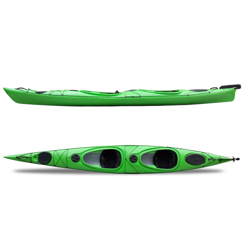 NEOKUDO Canoe Kayak China Three Layer Sandwich Construction Double Sea Kayak 2 Person