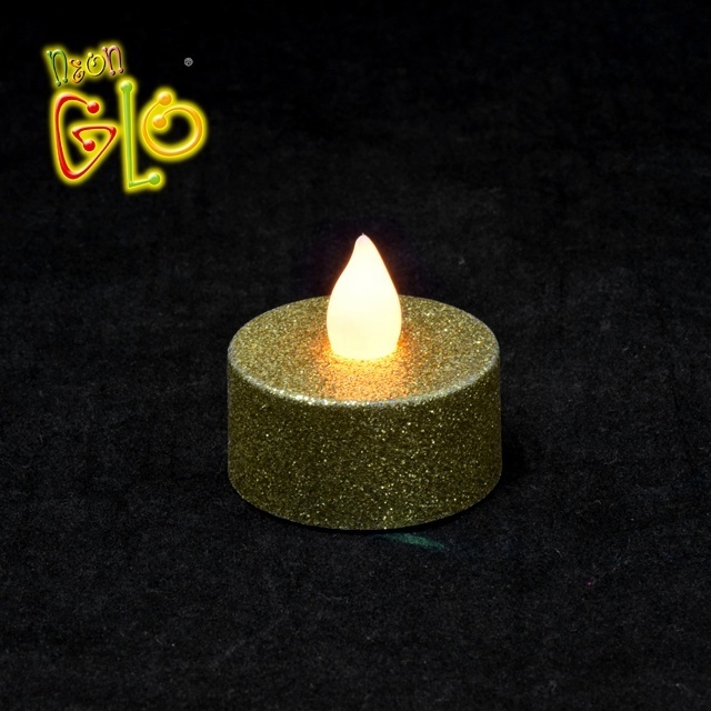 Party Favor Glitter LED Battery Candle