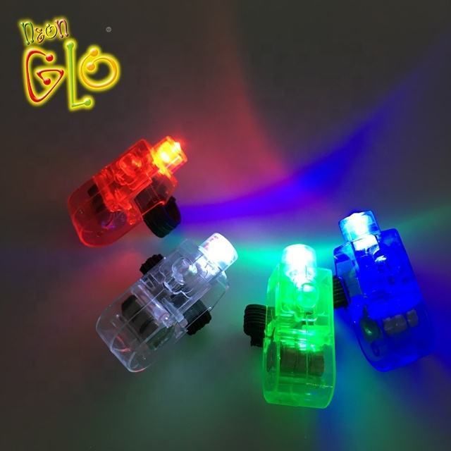 Led Glow Blue Finger Lights Party Led Laser Finger Light Led Light Up Finger Ring Toy For Kids