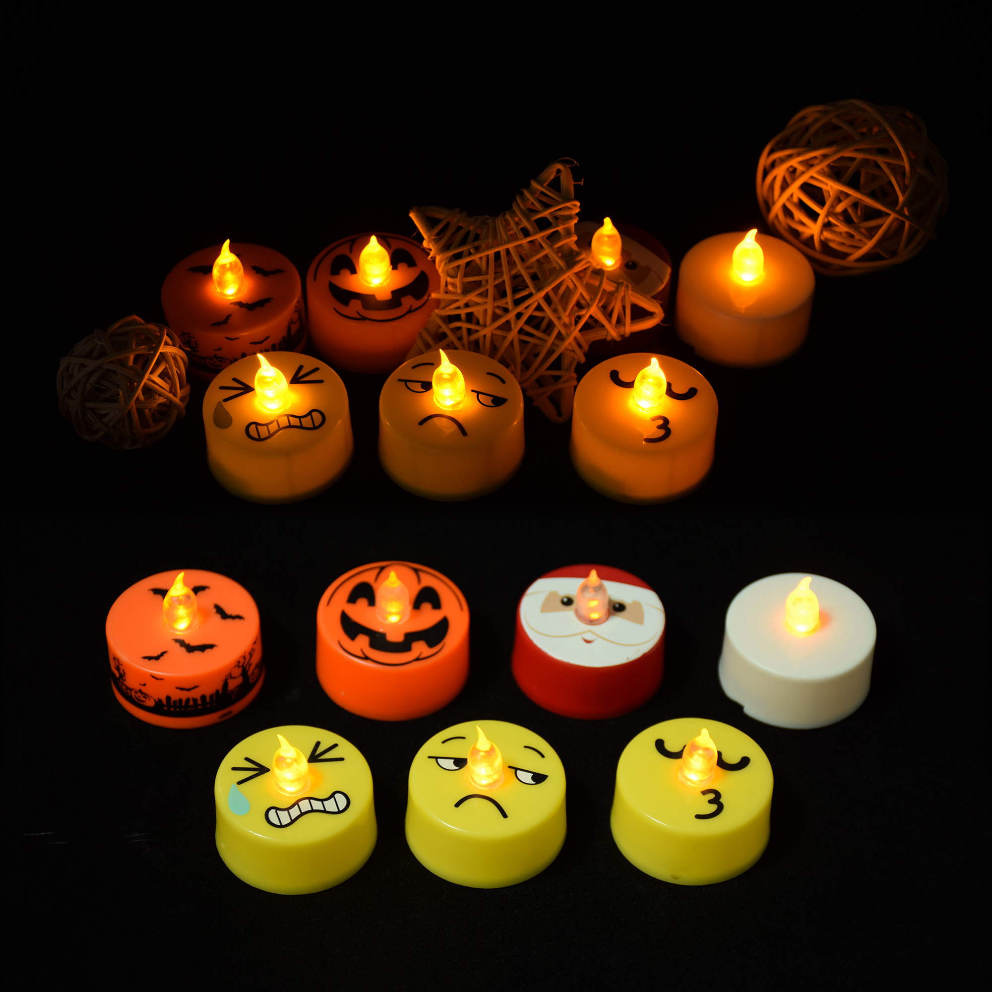 Led Flameless Electric Velas Battery Operated Electronic Kaars Flickering Plastic Rechargeable Mum Tea Light Tealight Candles