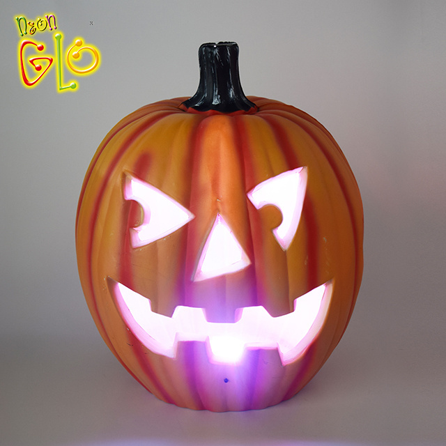 Trick Or Treat Halloween Led Pumpkin Lantern With Led Light Halloween