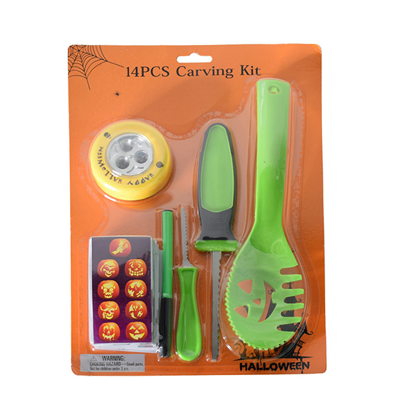 Pumpkin Carving Kit for Kids 14 Easy Halloween Pumpkin Carving Tools Set Halloween Party Decoration